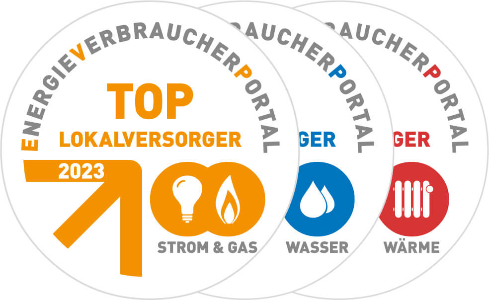 TOP Lokalversorger Siegel für SWD
