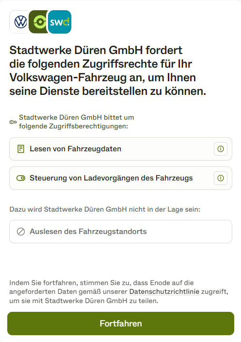 4. Zugriffrechte erteilen