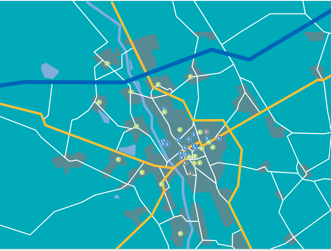 SWD E-Ladesäulen Netz