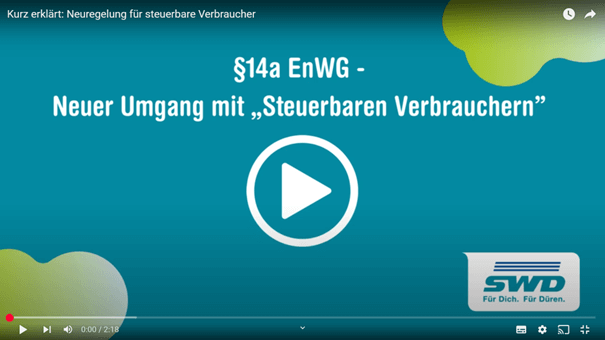 Video zum Umgang mit Steuerbaren Verbrauchseinrichtungen