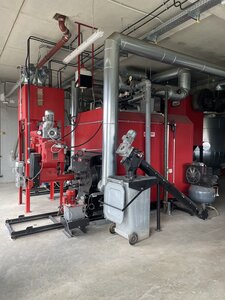 Holzpellets-Anlage