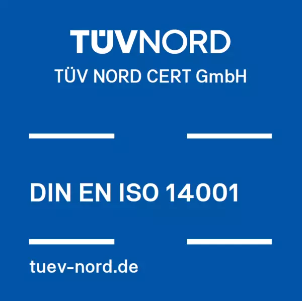TÜV NORD DIN ISO EN 14001 Umwelt Zertifikat