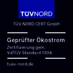 Ökostrom TÜV Zertifizierung