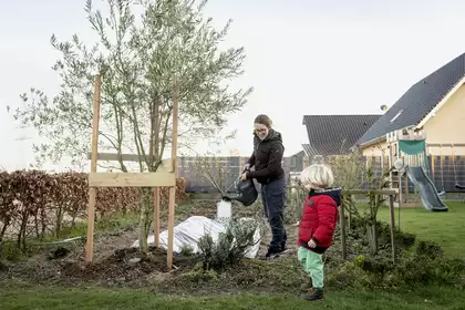 Gartenarbeiten mit Regenwasser