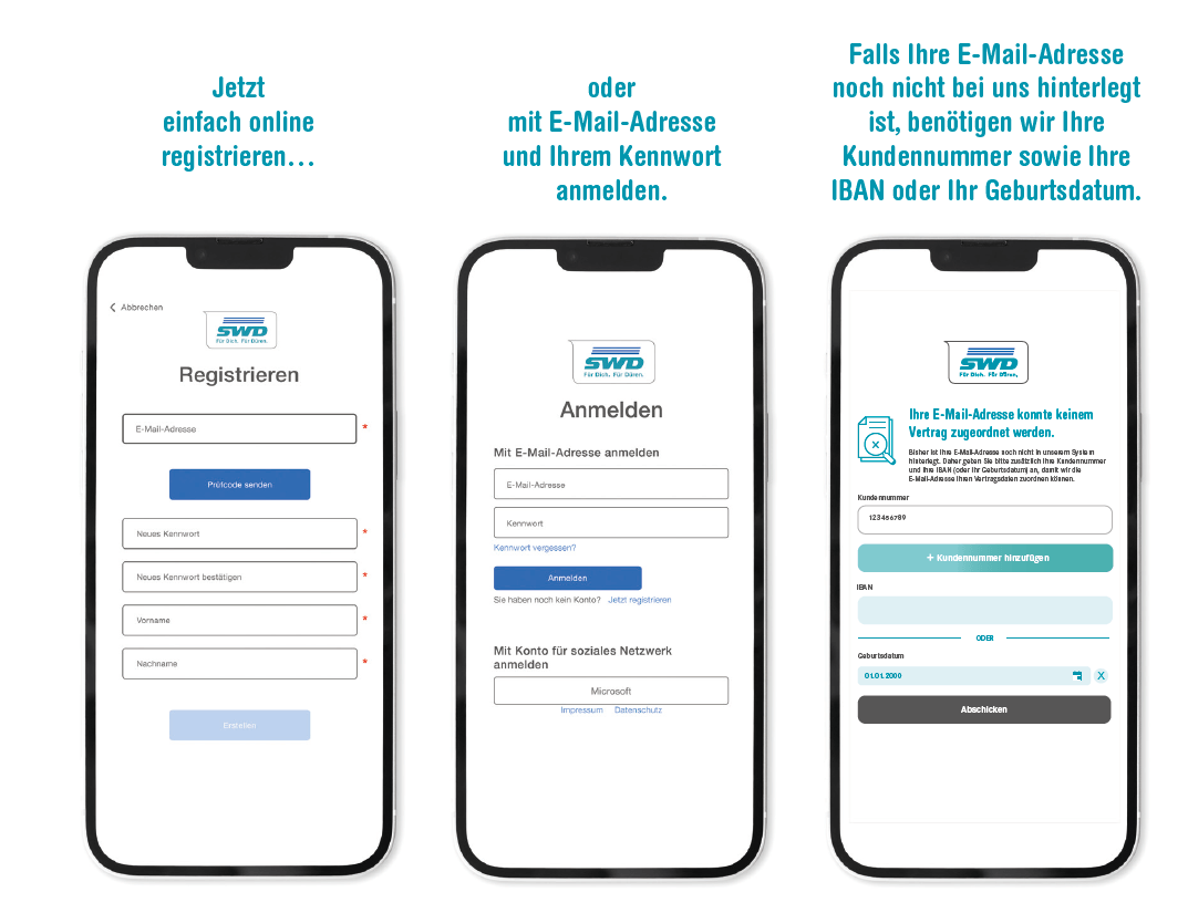 Registrierung ServicePortal Registrierung ServicePortal